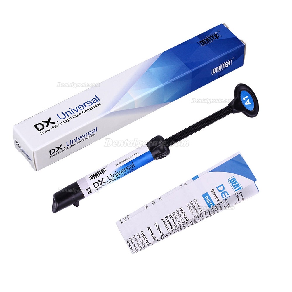 5Pcs A1 Lichth&auml;rtende Dental Hybridkunstharz Composite Syringe
